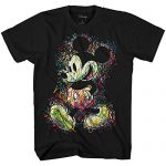 Disney Mickey Mouse Scribbles Disneyland World Tee Humorous Humor Grownup Mens Graphic T-Shirt Attire (Unlit, X-Plentiful)