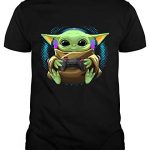 Toddler-Yoda Gamer Video Sport Administration Headphone T-Shirt Sweatshirt Hoodie for Males Girls folks Children