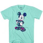 Disney Mickey Mouse Tropical Mint Inexperienced Disneyland World Tee Silly Humor Adult Mens Graphic T-Shirt Attire (Inexperienced, Perfect)