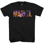 Wonder Logo Thanos Avengers Gigantic Hero Grownup Graphic Men’s T-Shirt (Dusky, XXXX-Neat)