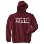 Chemistry of Viscount St. Albans Hoodie Nerdy Periodic Ingredient Breakfast Silly Sweatshirt (Red) – XL