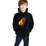 Childhood Presto-n+Fir-e Nation Play-z Gamer Flame 3D Print Hoodie Video Game Sweatshirts for Teenagers,Boy and Girl