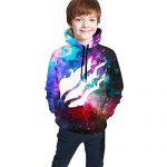 C-Emily Kid’s 3D Printed Preston Fire Nation Playz Gamer Flame Pullover Hoodie Sweatshirt for Boys/Ladies/Teen/Kid’s, 8, Medium