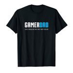 Mens Gamer Dad Shirt, Amusing Cute Father’s Day Reward