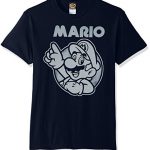 Nintendo Males’s So Mario T-Shirt, Navy, Pleasant