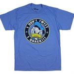 Disney Donald Duck Accurate Quacks World Disneyland Humorous Mens Grownup Graphic Costume Humor Apparel Tee T-Shirt (Light Blue Heather, X-Tremendous)
