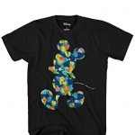 Mickey Mouse Strolling Tropical Classic Vintage Licensed Men’s Graphic T-Shirt (Unlit, XX-Big)