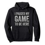 I Paused My Sport To Be Here Pullover Hoodie