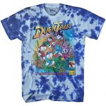 Ducktales Cramped Model Scrooge McDuck Duck Tales Classic Classic Laughable Stamp Adult Mens Graphic Tee T-Shirt (Blue Tie Dye, X-Huge)
