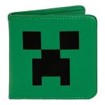 JINX Minecraft Creeper Face Faux Leather-essentially based totally mostly Bi-Fold Pockets, Green, One Dimension