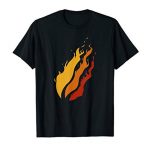 Vintage Fire Nation Video Gamer, Flame Gift for Young folks Boys T-Shirt