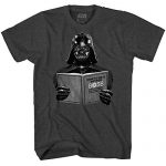 Valuable person Wars Darth Vader Darkish Side Empire Silly Humor Pun Grownup Men’s Graphic Tee T-Shirt (Top price Charcoal Heather, Medium)