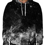 INTO THE AM Darkish Topic Lengthy Sleeve Lightweight Hoodie Sweatshirt (X-Astronomical)