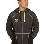JINX World of Warcraft Alliance Traditional Men’s Gamer Zip-Up Hoodie, Charcoal Heather, Tiny