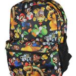Broad Mario Bros. Backpack All Over Persona Print 16″ Rep