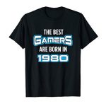 Reward for 40 Yr Pale: Video Gamer 1980 Fortieth Birthday T-Shirt