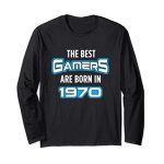 Reward for 50 365 days Susceptible: Video Gamer 1970 fiftieth Birthday Long Sleeve T-Shirt