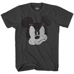 Enraged Mickey Mouse Graphic Tee Basic Basic Disneyland World Mens Grownup T-Shirt Apparel (Colossal, Top class Charcoal Heather)