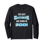 Reward for 19 Year Veteran: Video Gamer 2001 19th Birthday Long Sleeve T-Shirt