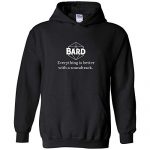 RPG Class Bard – Tabletop Sport Gamer Droll Character Joke Hoodie – X-Natty – Dusky