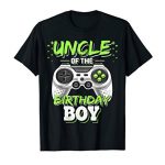 Uncle of the Birthday Boy Matching Video Game Birthday Gift T-Shirt