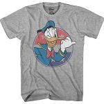 Vote Donald Duck American Tee Disneyland Disney World Humorous Humor Pun Adult Mens Graphic T-shirt (2XL)