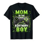 Mom of the Birthday Boy Matching Video Gamer Birthday Occasion T-Shirt