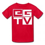 Kangtians High-Tshirt Youth EthanGamerTV Fee T-Shirt (Crimson, S)