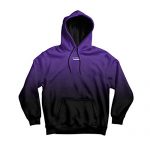Twitch Dip Dye Pullover Hoodie with Durable Drawstrings and Current Make for On-line Are living Video Streamers and Gamers – Red (Medium)