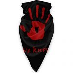 Guwafa8 Shaded Brotherhood We Know Elder Scrolls Skyrim Factions Video Game Unisex Sports actions Conceal Inaugurate air Scarf Neck Hotter Scarf