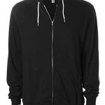 Slim Match Light-weight Zip Up Hoodie for Males and Females L Dismal