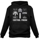 TeeStars – Video Sport Aid watch over Freak Gaming Silly Gamer Hoodie XX-Elegant Dark