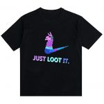Columbia River Procuring and selling Appropriate Loot It T-Shirt Loose Fit Short Sleeve Tee Llama for Youth Teen Players (Murky, M)