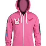JINX Overwatch Closing D.Va Zip-Up Hoodie, Purple, XX-Enormous