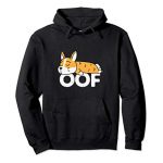 Oof Hoodies for Males Females – Corgi Sweatshirt Gamer Items Pullover Hoodie