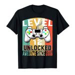 Funny Gamer Level 12 Unlocked Video Sport 12th Birthday 2008 T-Shirt