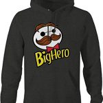 Mountainous Hero Pop Culture Gamer Mashup Sweatshirt for Men Cramped Darkish Grey