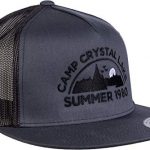 Camp Crystal Lake, Summer 1980 | Laughable 80s Retro Traditional Movie Fear Cap Hat Gray/Murky