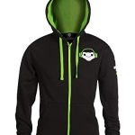 JINX Overwatch Final Lucio Zip-Up Hoodie, Black, XX-Immense