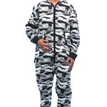 6436-BLK-S #FollowMe Jumpsuit / Grownup Onesie / Pajamas