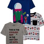 Spotted Zebra Boys’ Kids Disney Considerable particular person Wars Short-Sleeve T-Shirts, 3-Pack Wonder Spidey, Natty