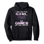 Humorous Gamer Lady Gaming Reward Ladies Teens Females Video Video games Pullover Hoodie