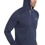 Three Sixty Six Mens Hoodies Pullover – Long Sleeve Casual Hoodie for Males – Lightweight Skinny Hooded Sweater T Shirt Uninteresting evening Blue