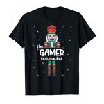 Gamer Nutcracker Family Matching Droll Reward Pajama T-Shirt