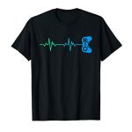 Gamer Heartbeat Sport Controller Nerdy Gift For Gamers T-Shirt