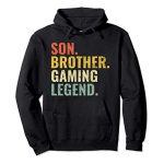Son Brother Gaming Story For Video Game Retro PC Gamer Pullover Hoodie