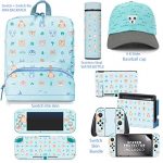 Controller Tools First-fee Nintendo Animal Crossing: Unusual Horizons Reward Plot – Mini Backpack, Swap Skins + Cloak cowl Protector, Swap Lite Skins, Stainless Steel Water Bottle,