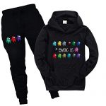 Childhood Amongst us Sweatsuits 2 Piece Hoodie Tracksuit Sets Gamer Hoodies and Sweatpants Jogging Suits for Boys Ladies Dim