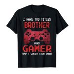 Silly Gamer Vintage Video Video games Gift For Boys Brother Son T-Shirt