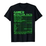 Gamer Vitamin Info tShirt Presents for Teen Boys Video Games T-Shirt